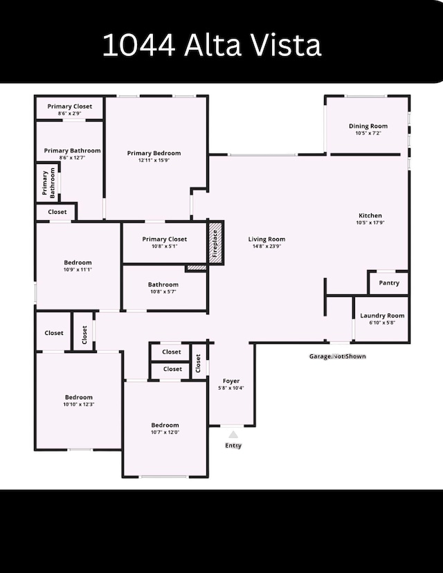 1044 Alta Vista Ln, Smyrna, TN 37167 - home floor plan