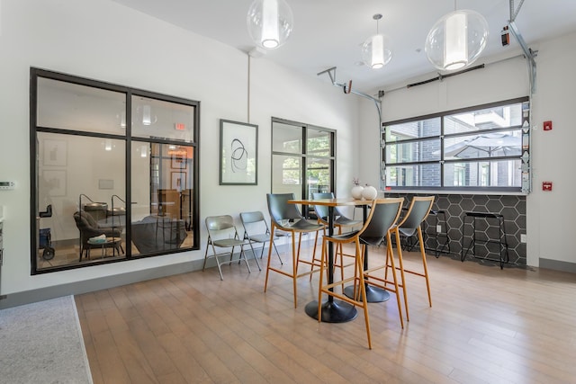 782 Riverfront Pkwy Unit 216, Chattanooga, TN 37402 - dining room with wood finished floors