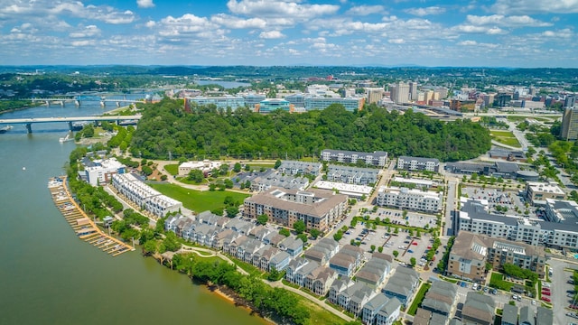 782 Riverfront Pkwy Unit 216, Chattanooga, TN 37402 - view of property location featuring a large body of water, a notable bridge, and nearby urban area