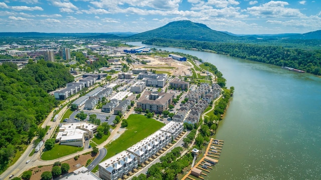 782 Riverfront Pkwy Unit 216, Chattanooga, TN 37402 - bird's eye view of a water and mountain view