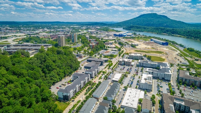 782 Riverfront Pkwy Unit 216, Chattanooga, TN 37402 - aerial view of a water and mountain view