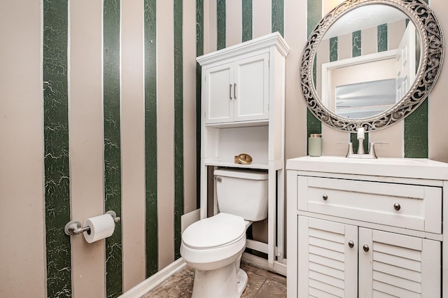 101 Wolverine Trl, La Vergne, TN 37086 - bathroom with toilet, vanity, and baseboards
