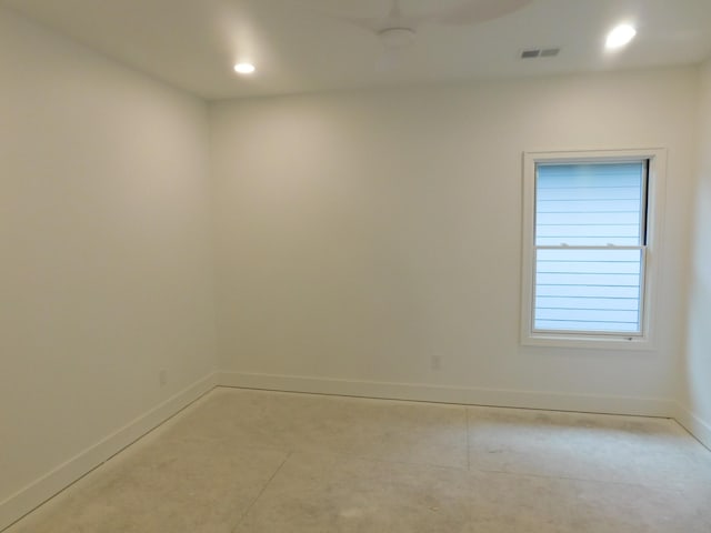 4026B Lealand Ln, Nashville, TN 37204 - empty room with recessed lighting and concrete floors