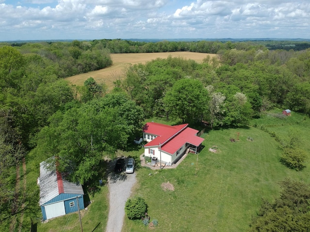170 School House Ln, Castalian Springs, TN 37031 - view of subject property with a heavily wooded area