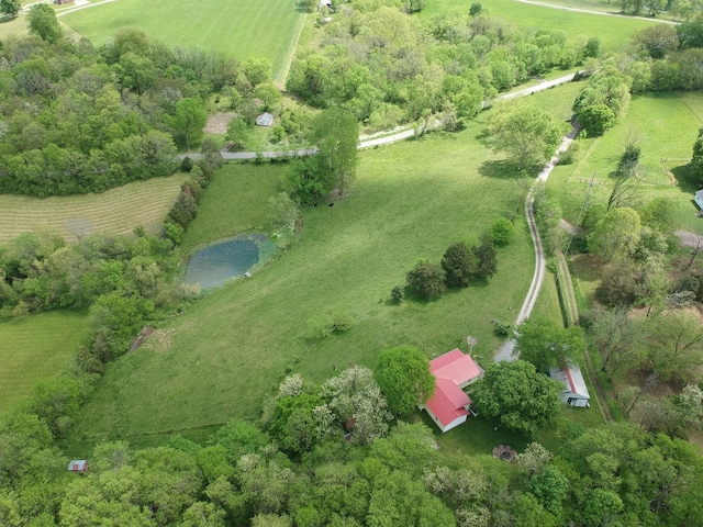 170 School House Ln, Castalian Springs, TN 37031 - aerial view of property's location with rural landscape and a pastoral area