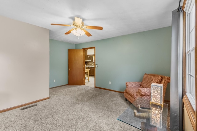 170 School House Ln, Castalian Springs, TN 37031 - unfurnished room featuring ceiling fan, baseboards, and carpet