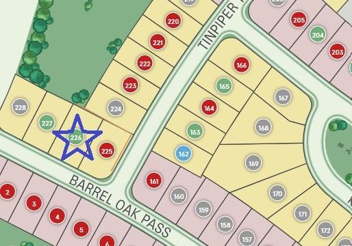 3292 Barrel Oak Pass, Columbia, TN 38401 - map showing property parcels