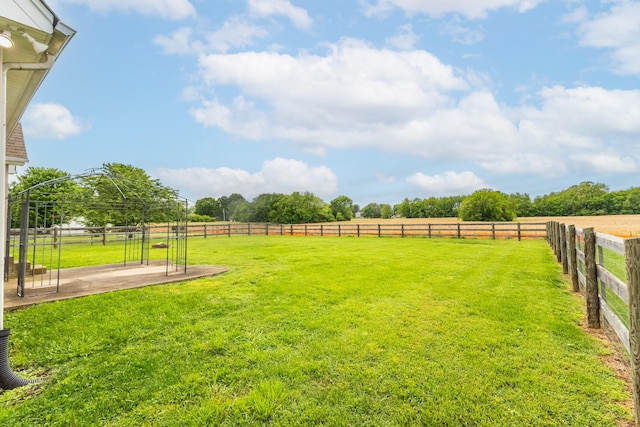 203 Abbigael Dr, Portland, TN 37148 - view of yard with a gazebo, a patio area, and a view of rural / pastoral area