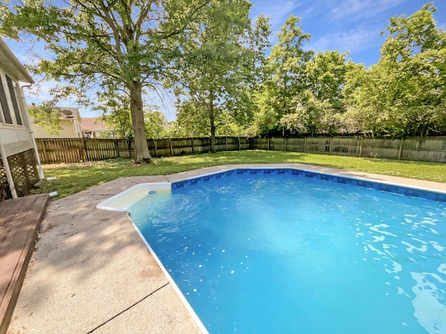 view of pool