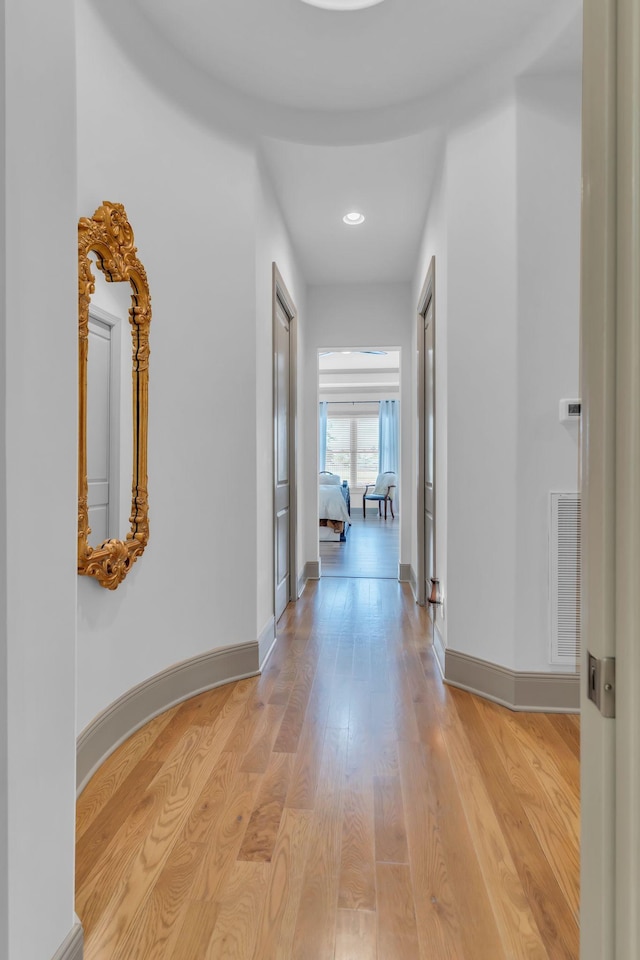1041 Albatross Way, Gallatin, TN 37066 - hall with light wood-style floors, baseboards, and recessed lighting