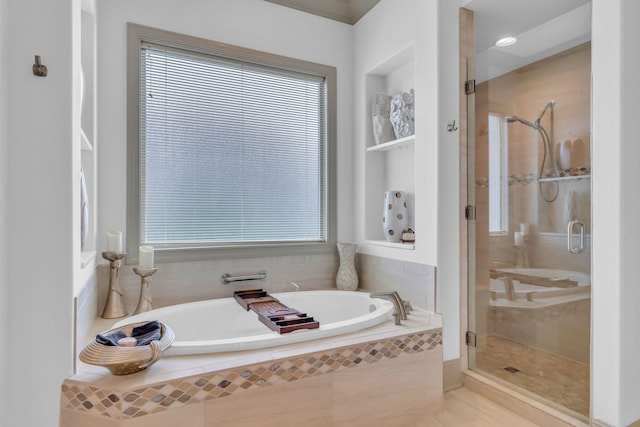 1041 Albatross Way, Gallatin, TN 37066 - bathroom with a garden tub and a stall shower