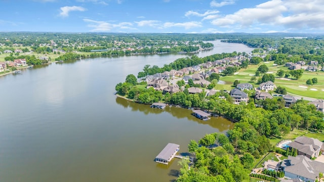 1041 Albatross Way, Gallatin, TN 37066 - aerial view of residential area with a large body of water and a local golf course