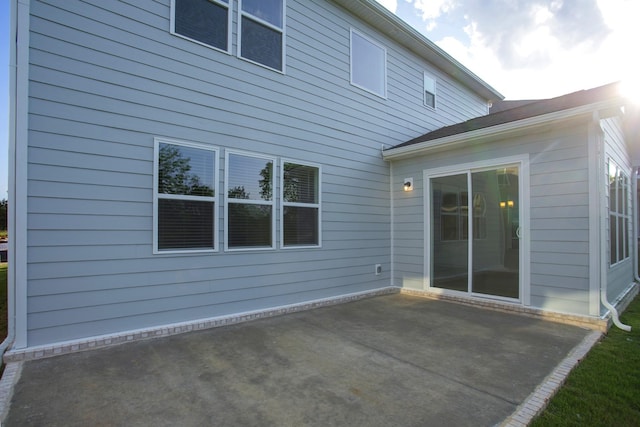 back of house featuring a patio area