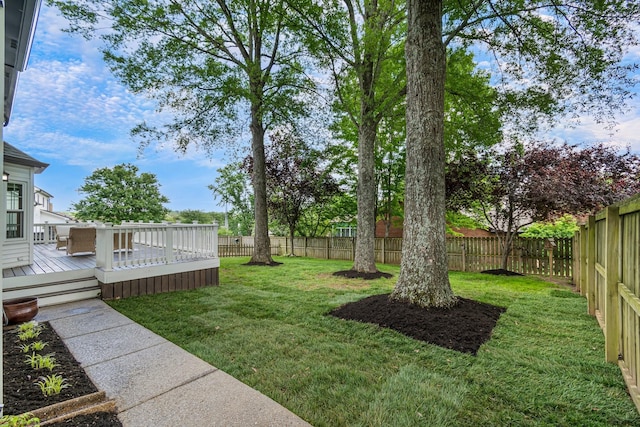 3060 Liberty Hills Dr, Franklin, TN 37067 - view of yard featuring a deck