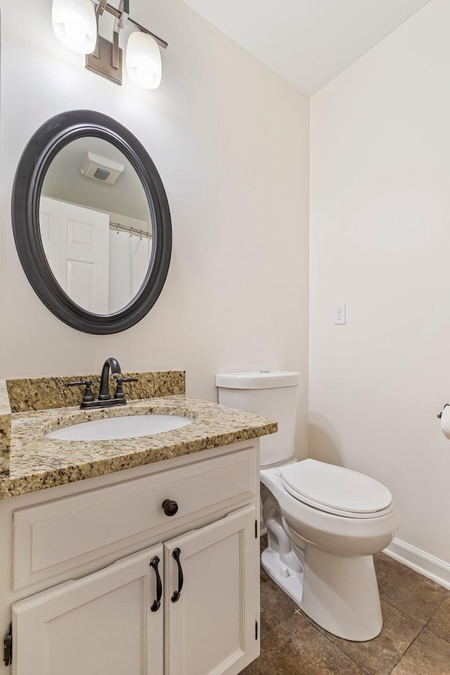 3060 Liberty Hills Dr, Franklin, TN 37067 - full bathroom featuring toilet, vanity, and baseboards