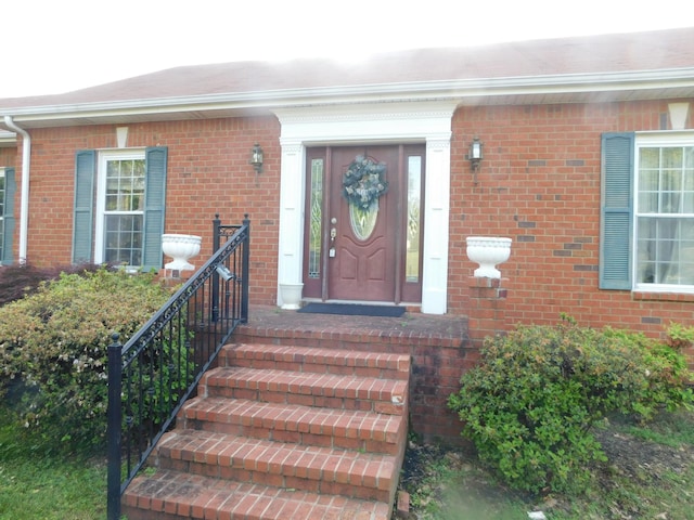 1129 Adam Dr, Cottontown, TN 37048 - entrance to property with brick siding
