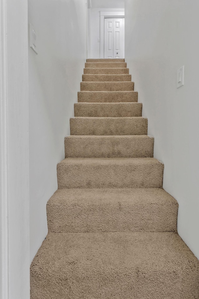 view of staircase
