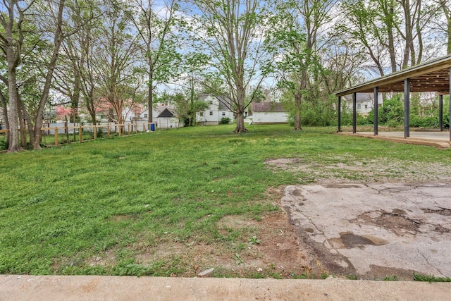 view of yard