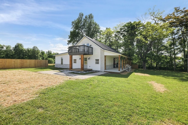 view of back of property