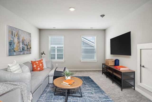 440 Golden Meadow Ln, Hendersonville, TN 37075 - living room featuring carpet flooring and baseboards