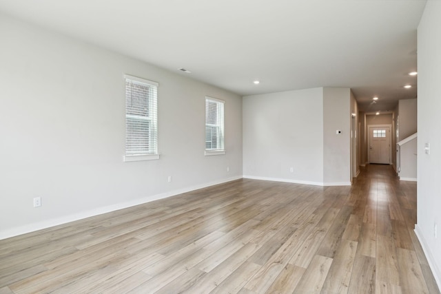 440 Golden Meadow Ln, Hendersonville, TN 37075 - spare room with light wood-style flooring, recessed lighting, and baseboards