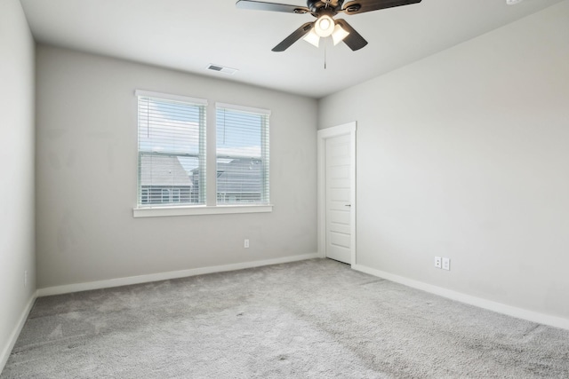 440 Golden Meadow Ln, Hendersonville, TN 37075 - spare room featuring carpet flooring, a ceiling fan, and baseboards