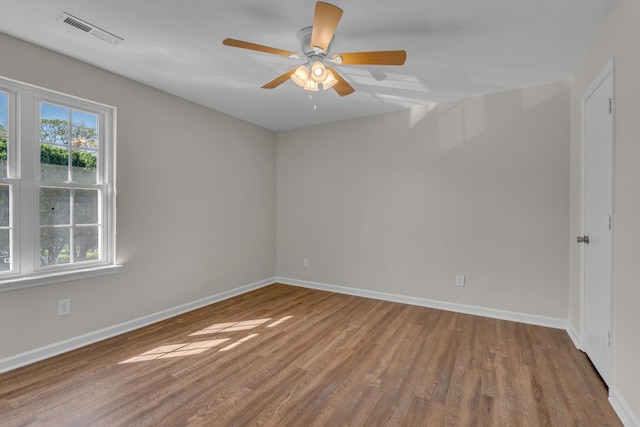 2732 Linmar Ave, Nashville, TN 37215 - empty room featuring wood finished floors, baseboards, and ceiling fan