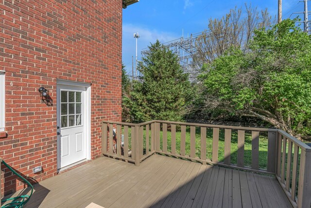 2732 Linmar Ave, Nashville, TN 37215 - view of wooden deck