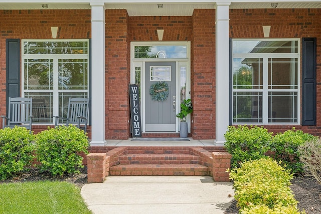 905 W Sagefield Dr, Smyrna, TN 37167 - entrance to property with covered porch and brick siding