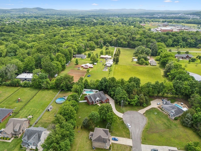 905 W Sagefield Dr, Smyrna, TN 37167 - aerial view of property's location with a forest