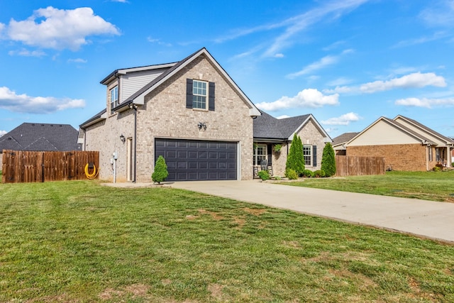 7919 Natahna Ct, Murfreesboro, TN 37127 - traditional-style house featuring a garage, brick siding, and concrete driveway