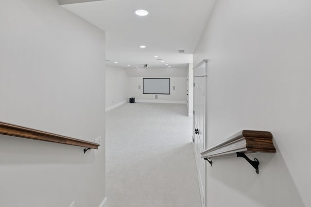 150 Valley Vista Dr, Carthage, TN 37030 - stairway featuring recessed lighting, baseboards, and carpet