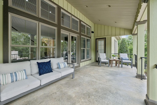 150 Valley Vista Dr, Carthage, TN 37030 - covered porch with outdoor lounge area