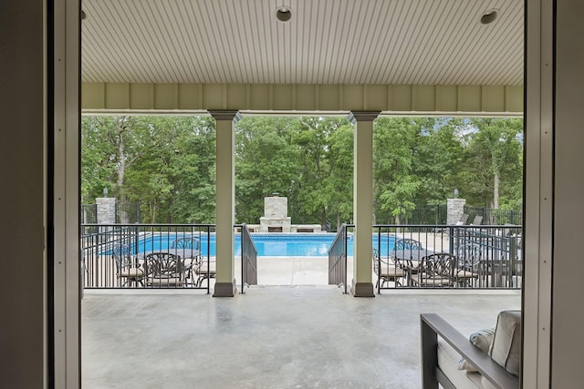 150 Valley Vista Dr, Carthage, TN 37030 - view of patio / terrace featuring view of wooded area