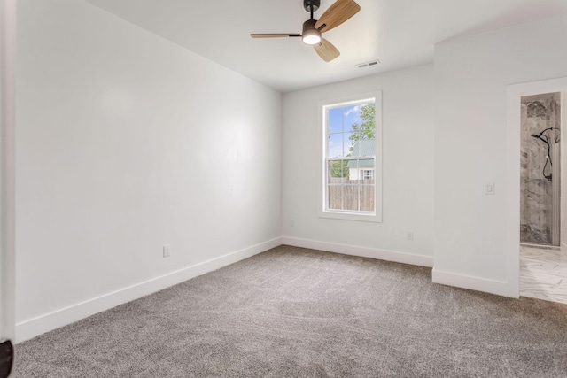 107 Shady St, Summertown, TN 38483 - carpeted spare room featuring a ceiling fan and baseboards