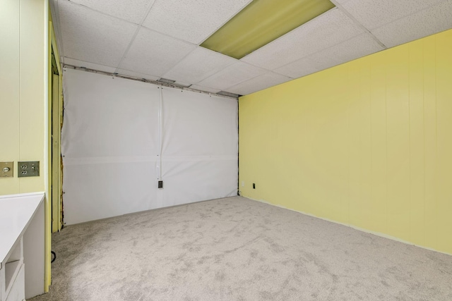 1008 Downey Dr, Nashville, TN 37205 - spare room featuring carpet and a paneled ceiling