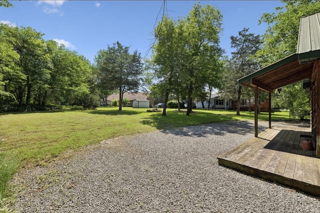 421 Robertson Dr, Smyrna, TN 37167 - view of grassy yard with a deck