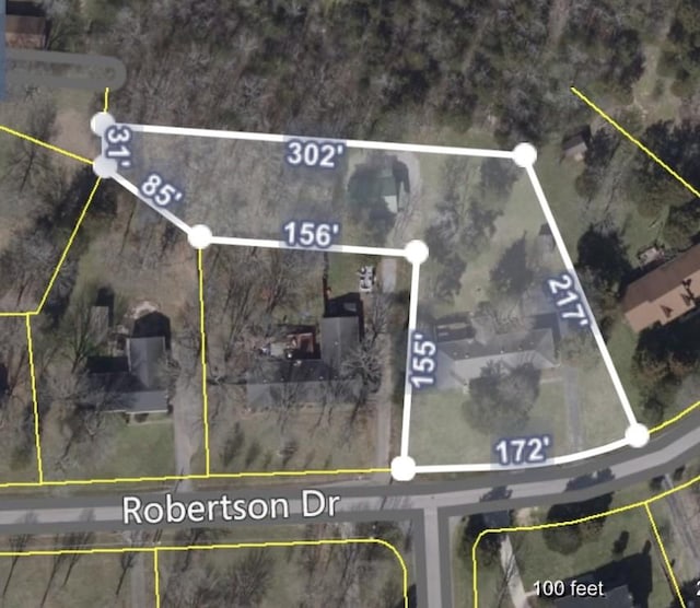 421 Robertson Dr, Smyrna, TN 37167 - map of property location featuring property parcel outlined