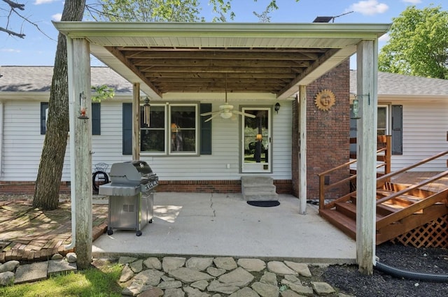 421 Robertson Dr, Smyrna, TN 37167 - rear view of property with a patio and entry steps