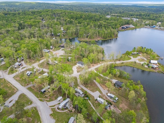 61 Sunset Ct, Tracy City, TN 37387 - aerial view of property's location featuring a forest and a large body of water