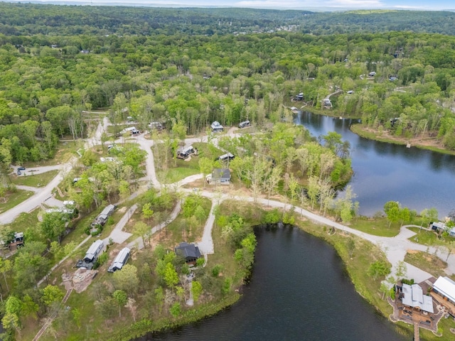 61 Sunset Ct, Tracy City, TN 37387 - aerial overview of property's location featuring a forest and a large body of water