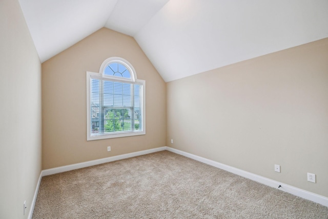 1015 Kingman Ave, Murfreesboro, TN 37129 - carpeted empty room with vaulted ceiling and baseboards