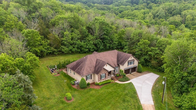 1764 Warren Hollow Rd, Nolensville, TN 37135 - view of subject property featuring a forest