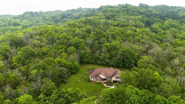 1764 Warren Hollow Rd, Nolensville, TN 37135 - view of subject property with a heavily wooded area