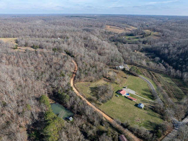 8310 Dog Creek Rd, Primm Springs, TN 38476 - view of property location featuring a heavily wooded area and rural landscape