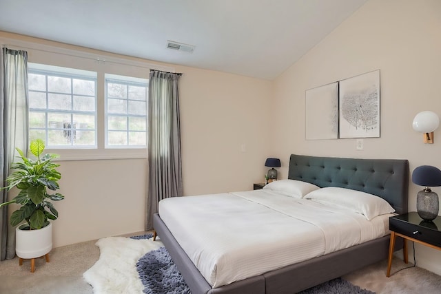 8310 Dog Creek Rd, Primm Springs, TN 38476 - carpeted bedroom featuring lofted ceiling