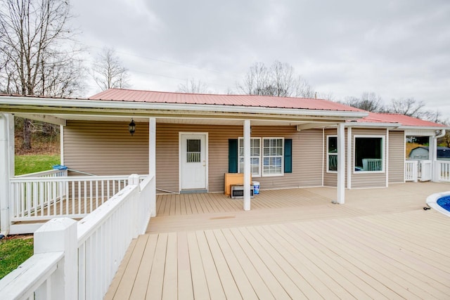 8310 Dog Creek Rd, Primm Springs, TN 38476 - view of wooden terrace