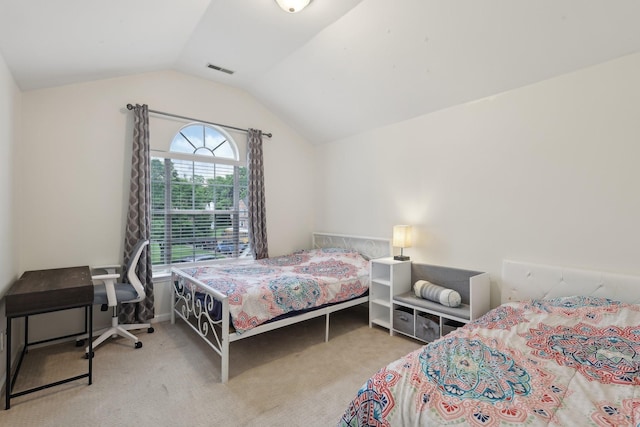 1423 Clairmonte Cir, Franklin, TN 37064 - bedroom featuring vaulted ceiling and carpet floors