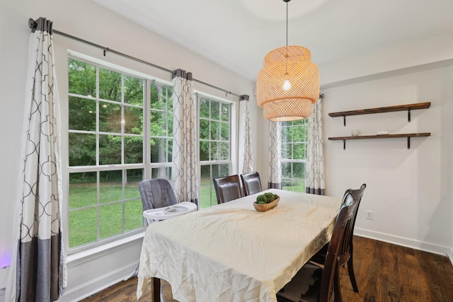 1423 Clairmonte Cir, Franklin, TN 37064 - dining room featuring dark wood-type flooring and baseboards