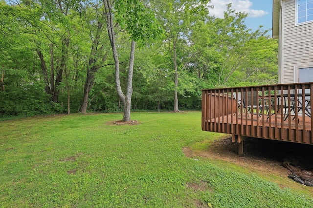1423 Clairmonte Cir, Franklin, TN 37064 - view of grassy yard with a deck